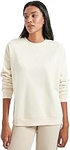 سويت شيرت منسوج B5481AX للنساء من ديفاكتو، بقصة مريحة ورقبة دائرية ضيقة وأكمام طويلة
