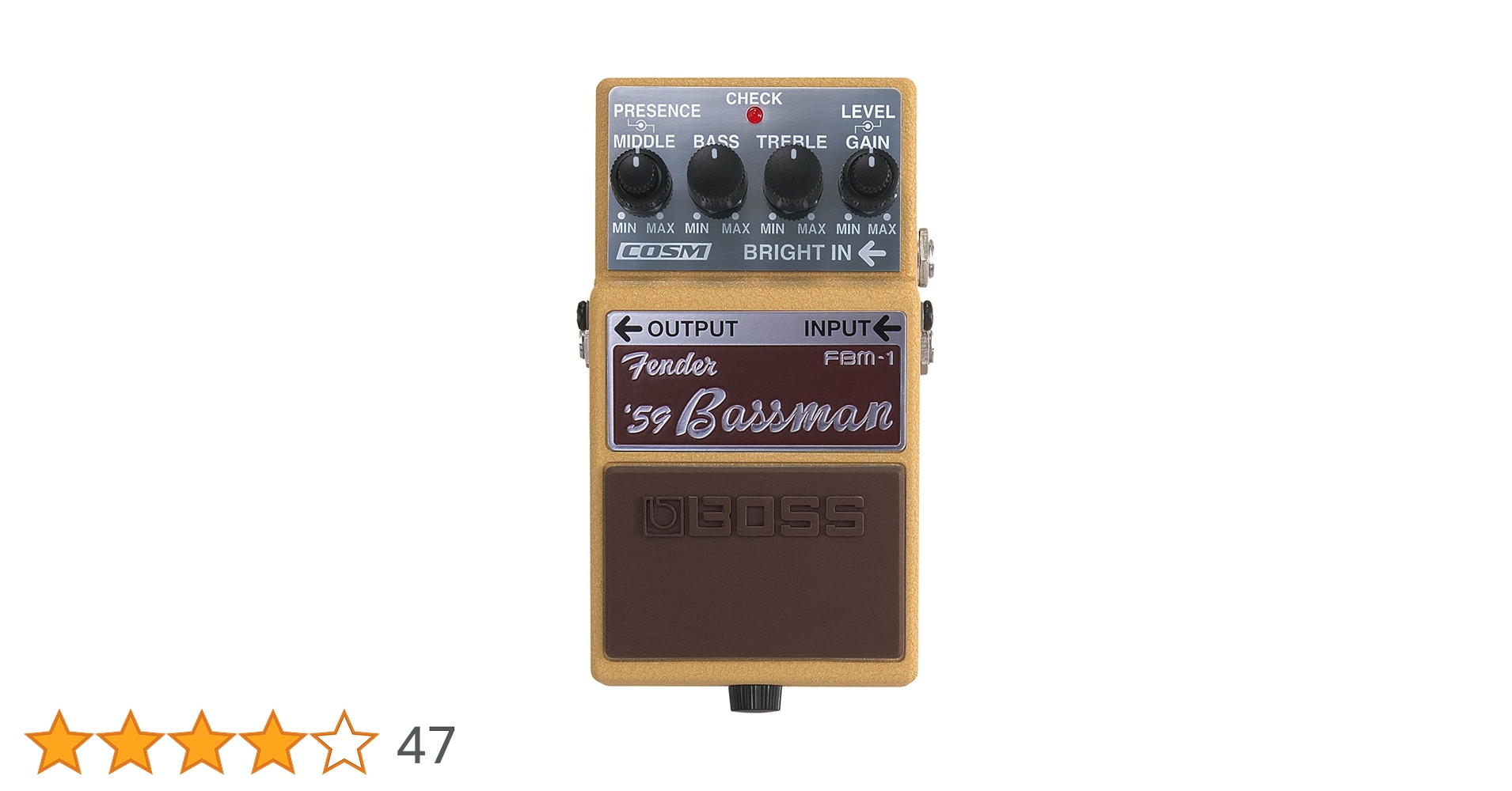 Amazon.co.jp: BOSS Bassman FBM-1 : 楽器・音響機器