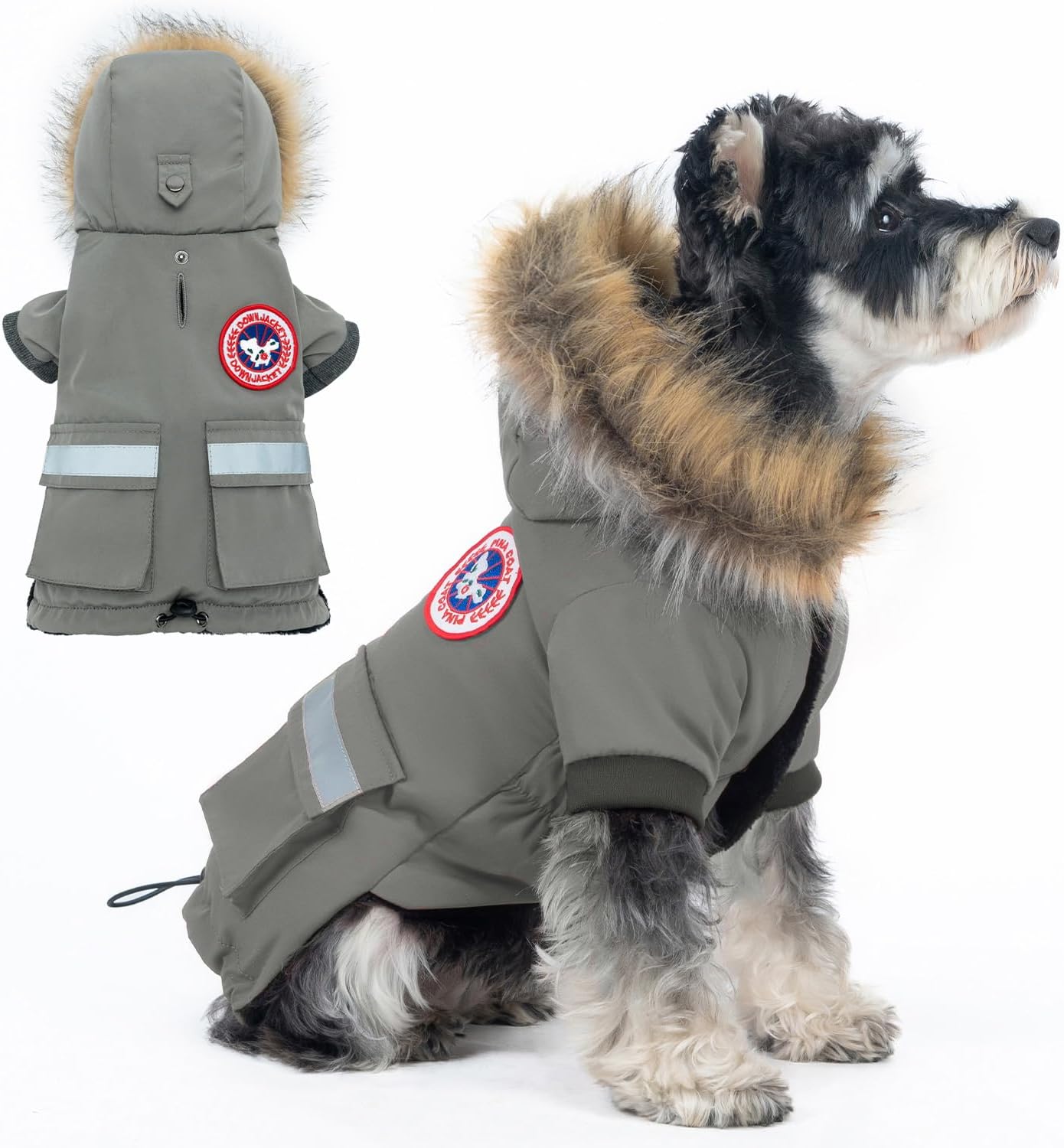 PINA Dog Coats for Small Dogs, Waterproof dog Jacket, Dog