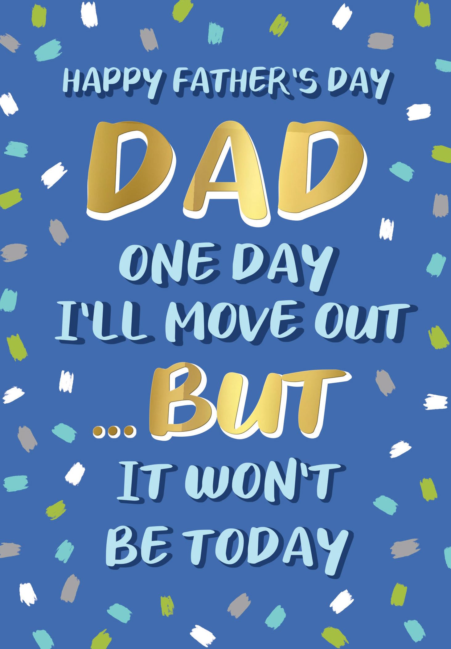 Father's Day Card, Humour! Happy Father's Day Card - 7 x 5 inches - Piccadilly Greetings