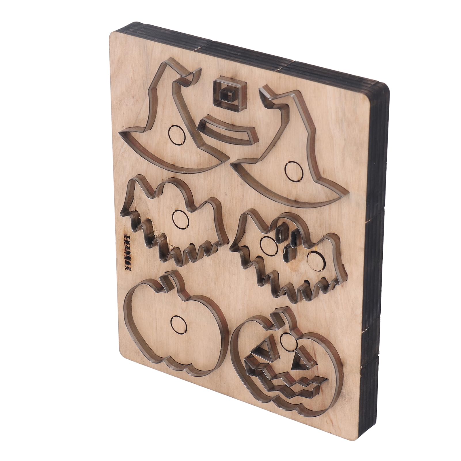 Troquel de corte Halloween calabaza y fantasma, acero aleación para cuero, tela y álbum scrapbooking DIY. Preciso y creativo. (138 caracteres)