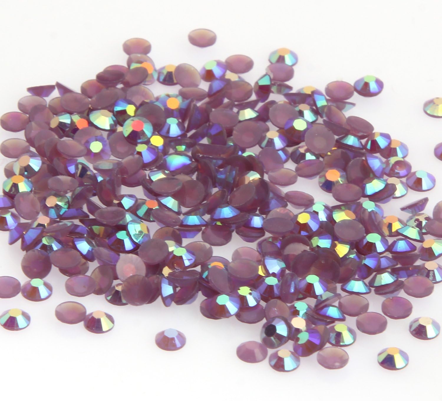 ILOVEDIY 2,000pcs Half Round Acrylic Flat Back Beads 3mm