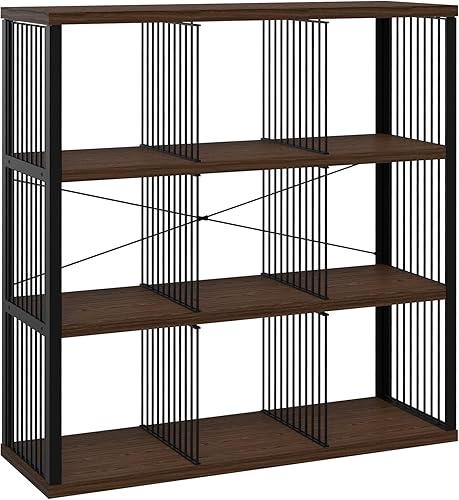 ClosetMaid Estantería organizadora de almacenamiento de 9 cubos, estante de almacenamiento, marco de metal, estantes de madera, fácil montaje, disponible en Yaxa Guatemala