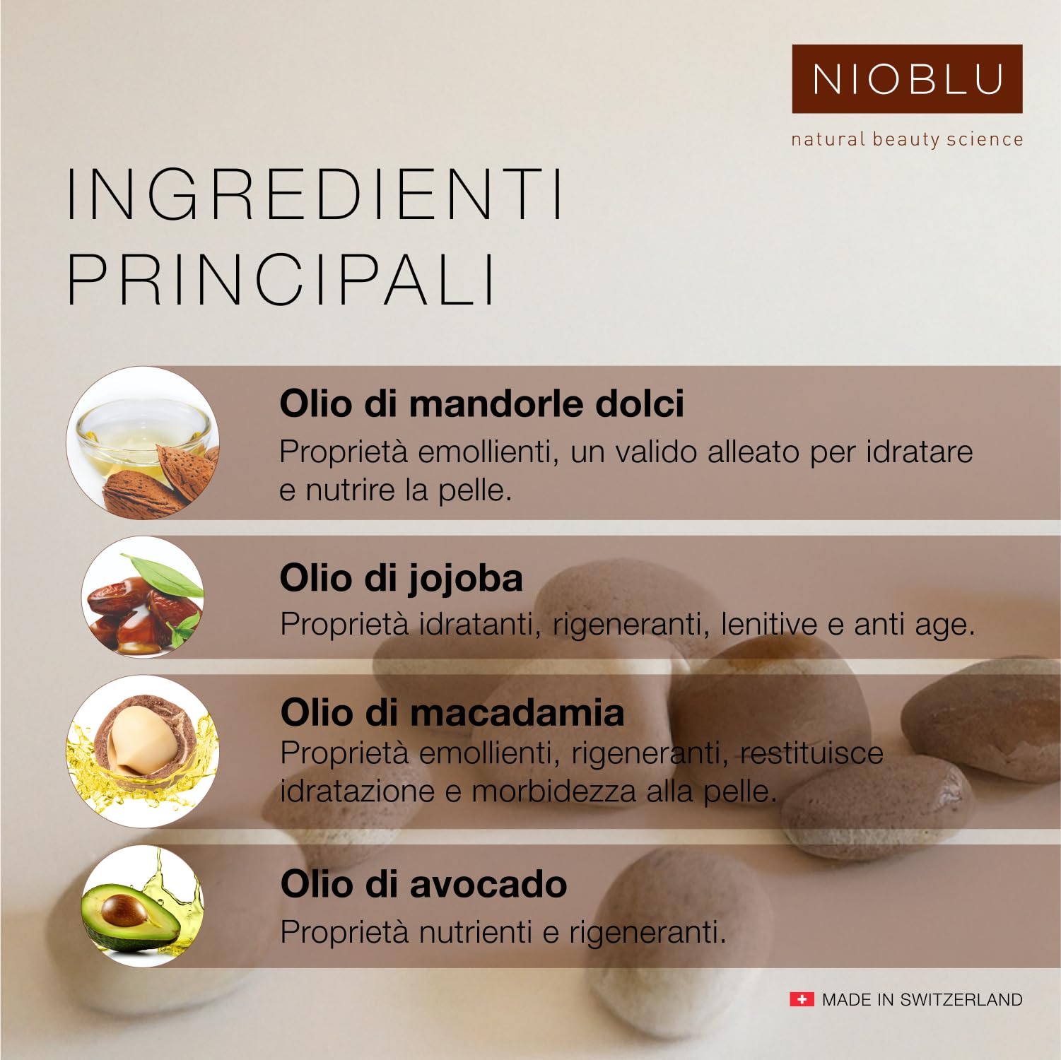 Set SPA: Scrub corpo 200 ml con sale delle Alpi e olio di mandorle + Olio corpo 200 ml con mandorle, macadamia, jojoba e avocado. Esfolia e nutre la pelle.