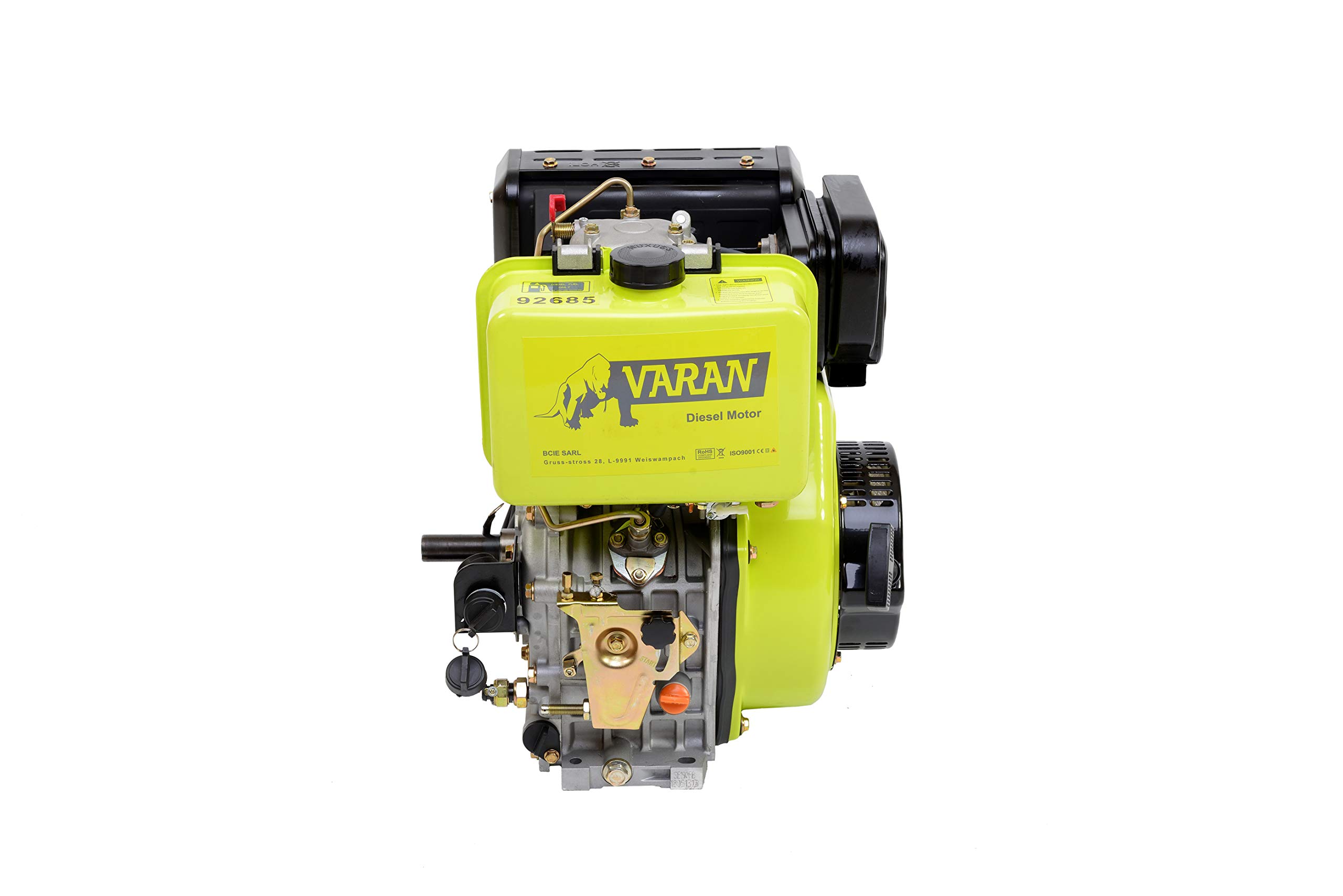 Varan Motors Moteur diesel 92685 15 CV 477 cc + démarrage électrique
