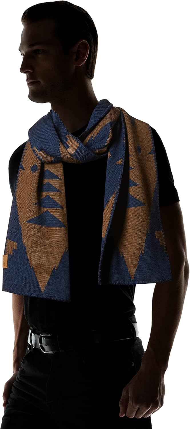 Pendleton Wool Knit Scarf, Bear, one size at  Men’s Clothing store