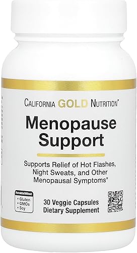 California Gold Nutrition Apoyo para la menopausia, 30 cápsulas vegetales
