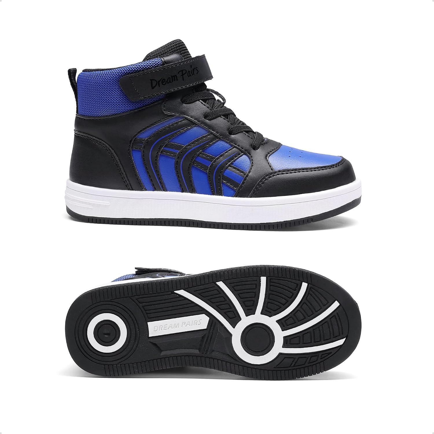 DREAM PAIRS Boys Girls Sneaker High Top Basketball Shoes Kids LilLegends JuniorFly Jumpers Sports Shoes for Athletic School Gym