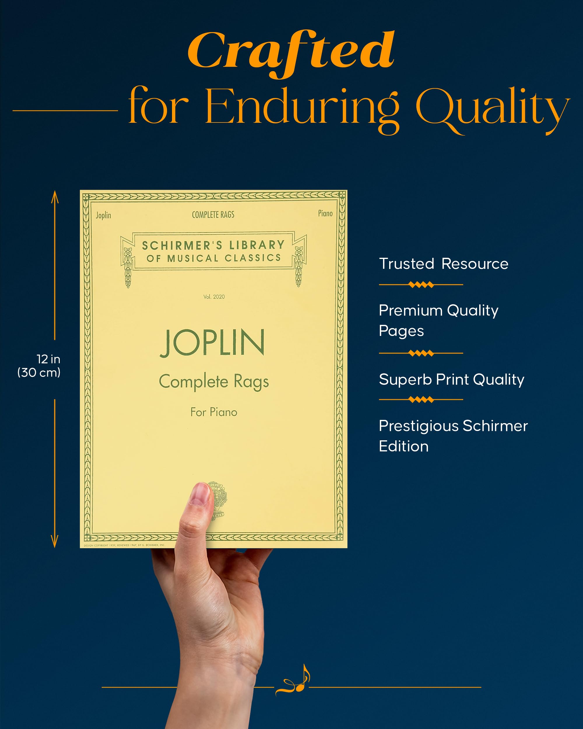 Scott joplin: complete rags for piano piano: Schirmer Library of Classics Volume 2020 Piano Solo (Schirmer's Library of Musical Classics)
