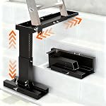 Adjustable Foldable Ladder Leveler for Stairs, 500LB Capacity, Fits Foot Spacing <30", Height 11-18", Length 17-31.5", Durable & Stable Platform for Safe Use