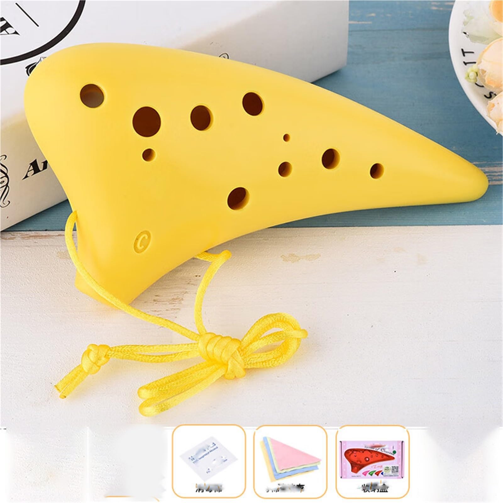 Ocarina Ocarina In Plastica A 12 Fori Per L'insegnamento E La Pratica (tasto Do Alto)