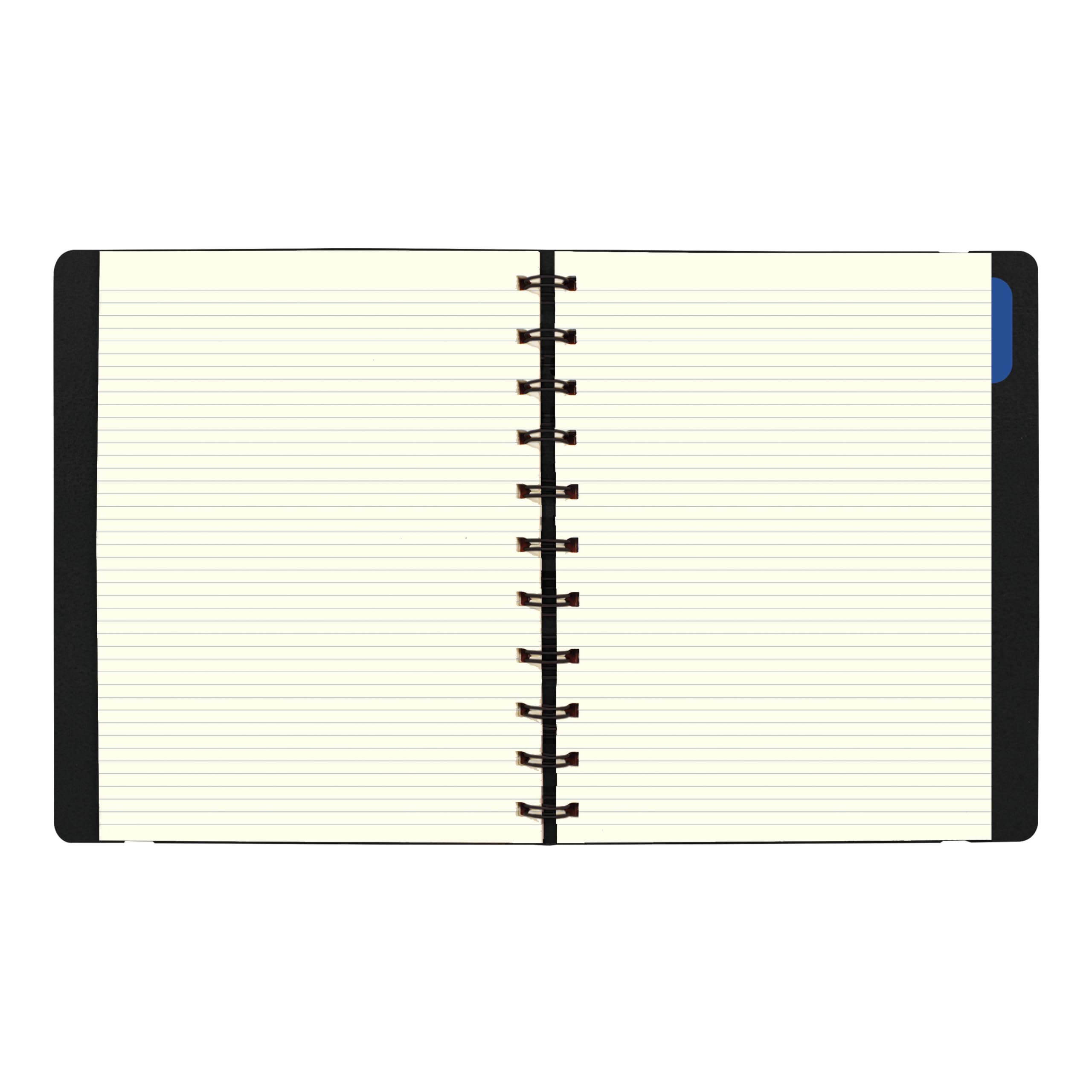 Filofax® Agenda mensual 2027, 17 meses, de agosto de 2026 a diciembre de 2027, encuadernación de doble alambre, bilingüe, 27.6 x 21.6 cm, color negro (C1811001)
