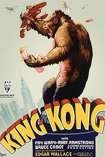 ART.COM Wall Art Print King Kong, King Kong on Poster Art, 1933, 12" x 18"