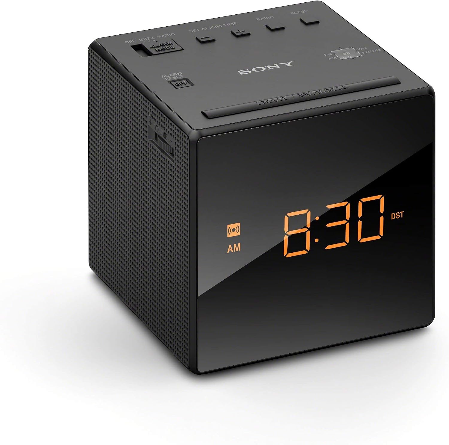 Sony ICFC-1 Alarm Clock Radio LED Black (Renewed)