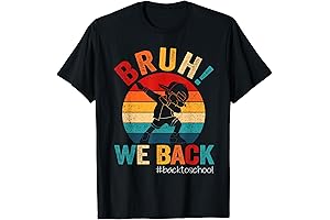 Groovy Bruh Teachers Kids Funny Back To School T-Shirt