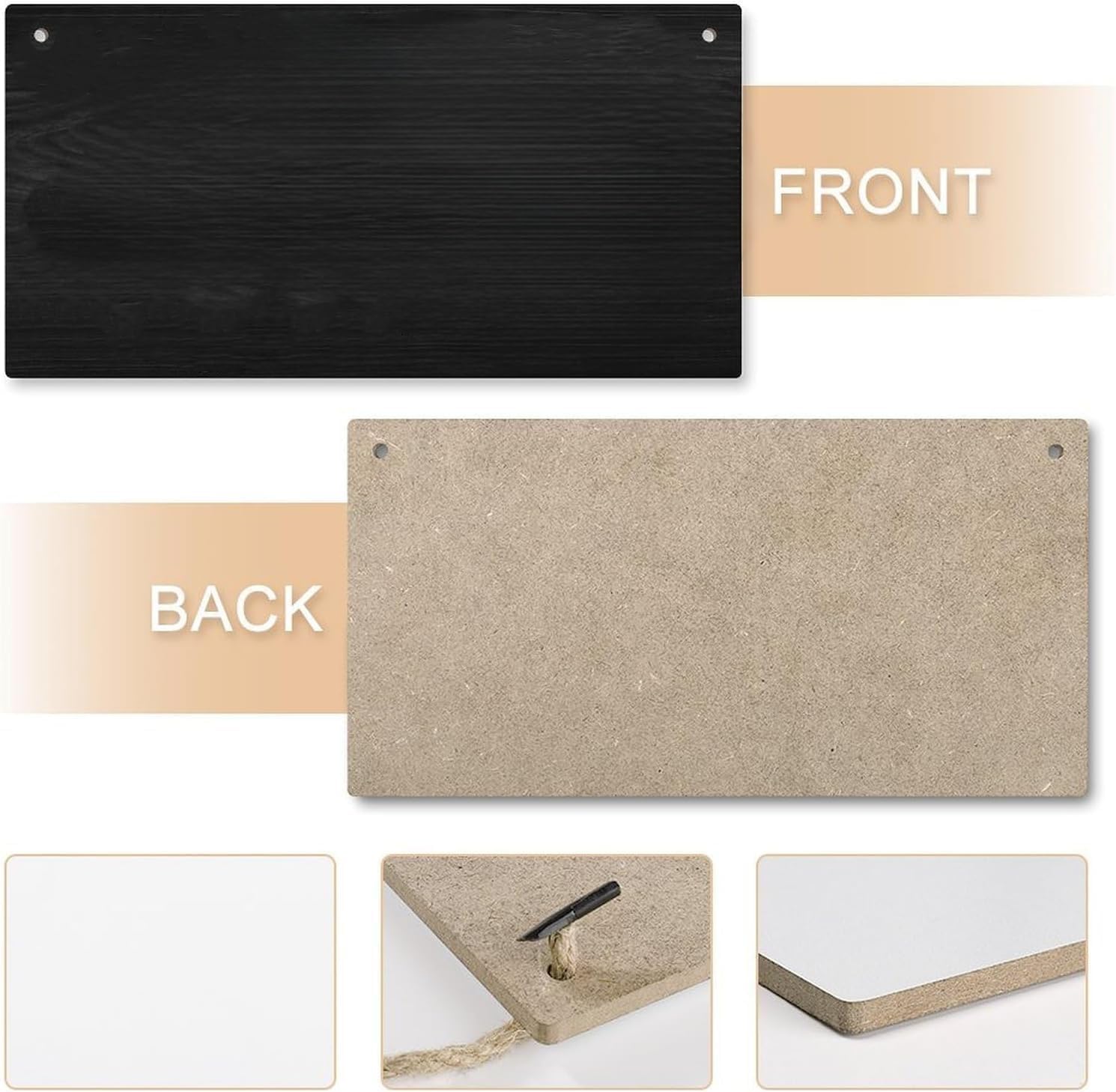 Farmhouse Wooden Plaque, Makeup Room Sign, 6 x 12 Inch, Indoor & Outdoor Decor for Salon, Beauty Studio and Gift Use