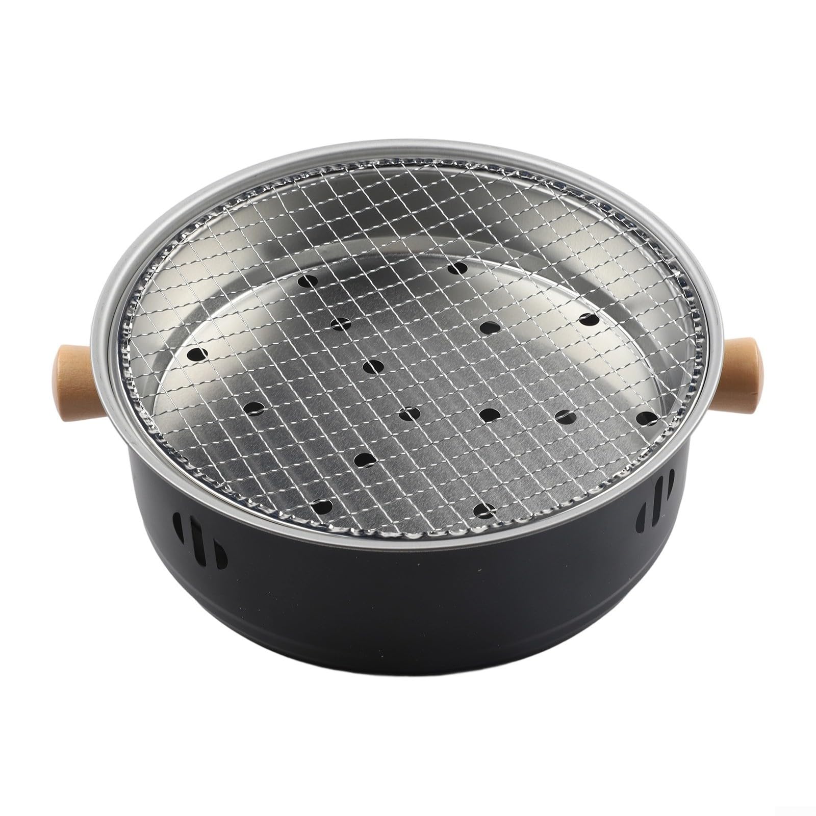 Portable Charcoal Grill 12 6 Inch Featuring Detachable Tabletop and Removable Parts, Designed for Convenient Outdoor Cooking and Grilling (Is black)