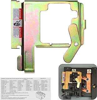 Generator Interlock Kit Compatible with Siemens and Murray, ECSBPK02 Mechanical Interlock Kit Between the Main Breaker Powered by Utility Power and Generator Powered by Standby Power.
