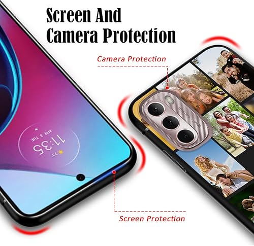 Vista 147 de Funda personalizada para Motorola Moto G Stylus 2021 con nombre de foto, texto y foto, GStylus personalizado -21 funda suave y fina (negro) de 6.8