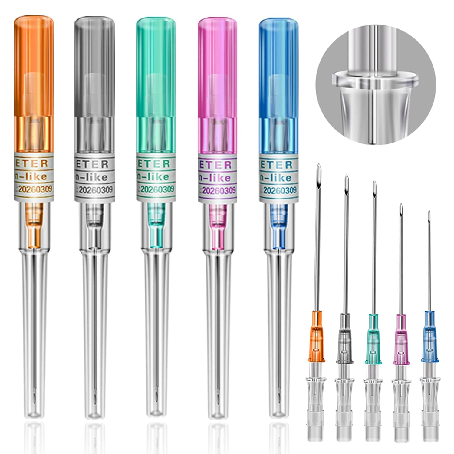 Catheter Needles Prgislew 5Pcs Mixed IV Catheter Piercing