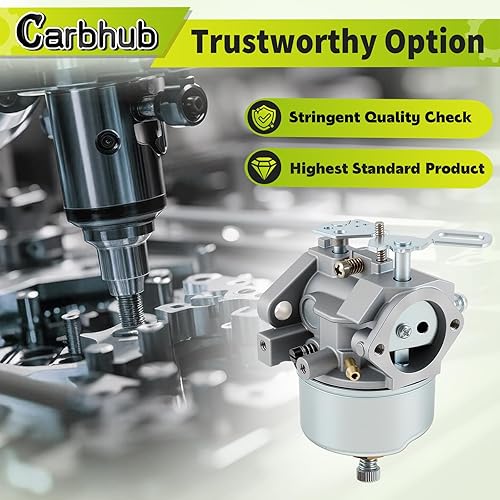 Miniatura 3 de Carbhub 640052 Carburador para Tecumseh 640349 640054 640058 640058A HMSK80 HMSK85 HMSK90 HMSK100 HSMK110 LH318A LH358SA 8HP 9HP 10HP Snow. soplador