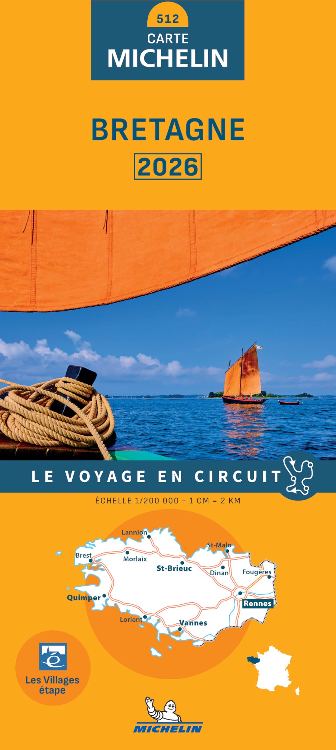 Carte Michelin Bretagne 2026 - Guide de Voyage Pratique