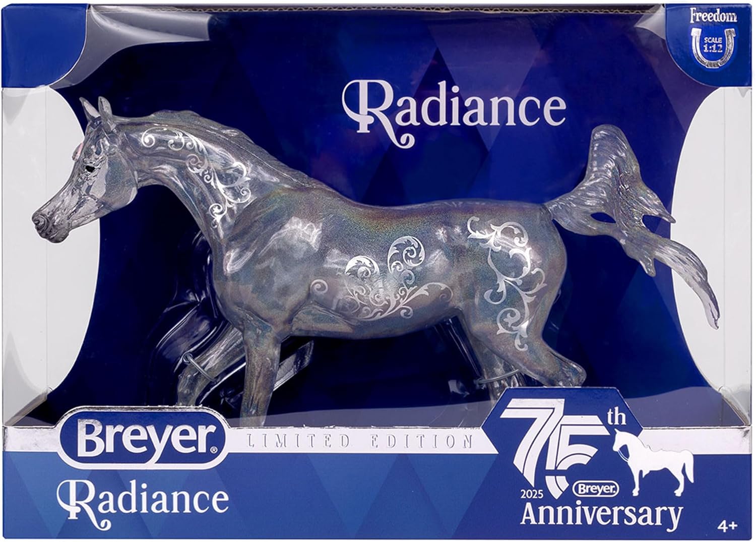 Breyer Horses Freedom Series |Radiance | 75th Anniversary Limited Edition | Horse Figurine | 9" L x 7" H | Model #B-FS-10253