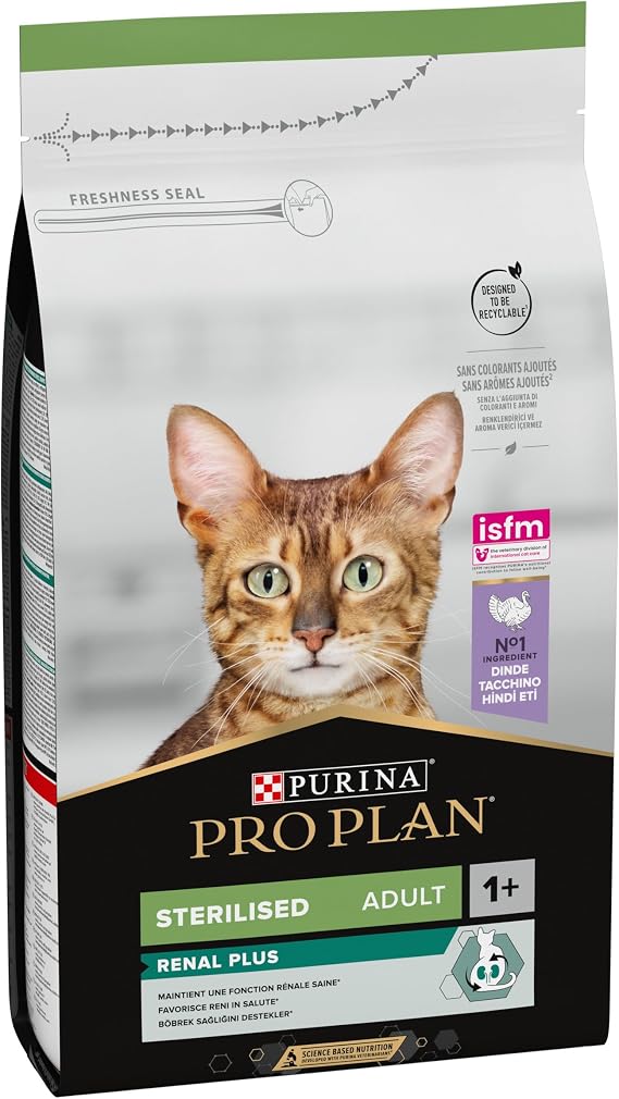 Pro Plan Sterilised Hindili Kısırlaştırılmış Kedi Maması 1,5 Kg [Enerji Sınıfı A+]