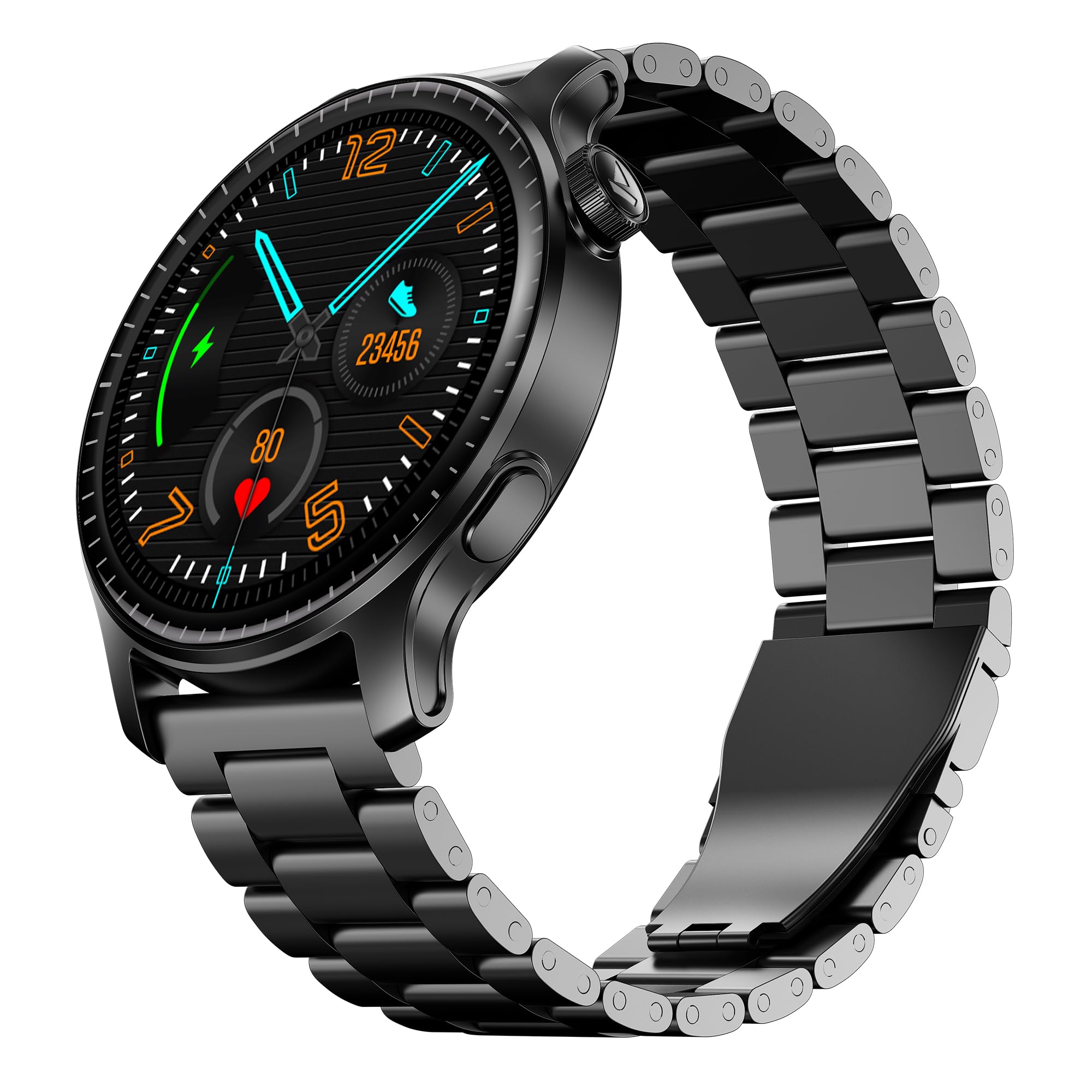 boAt New Launch Ultima Prime smartwatch with 1.43” AMOLED Display, Personalized Fitness Nudges, Functional Crown,100+ Sports Modes, Watch Face Studio (Steel Black)-image-10