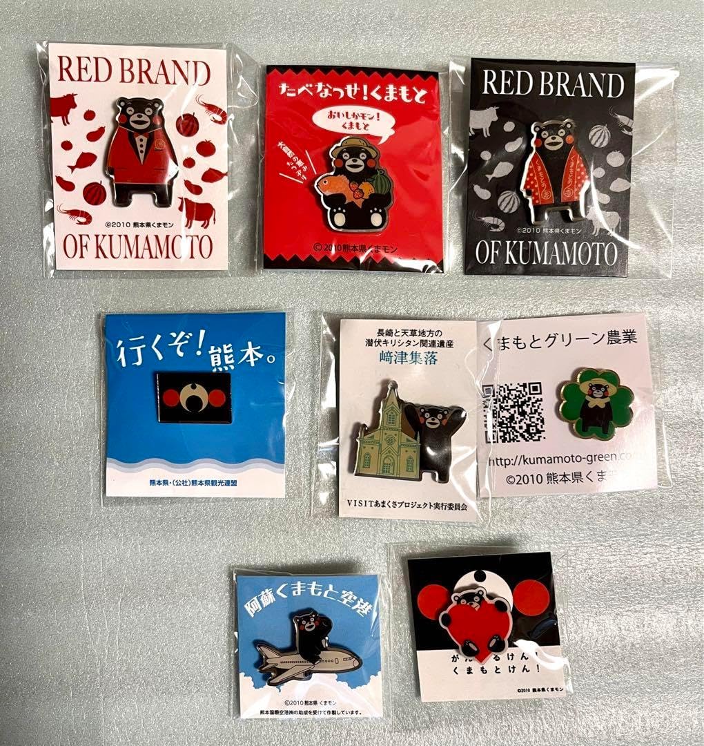 くまモン ピンバッジ8個