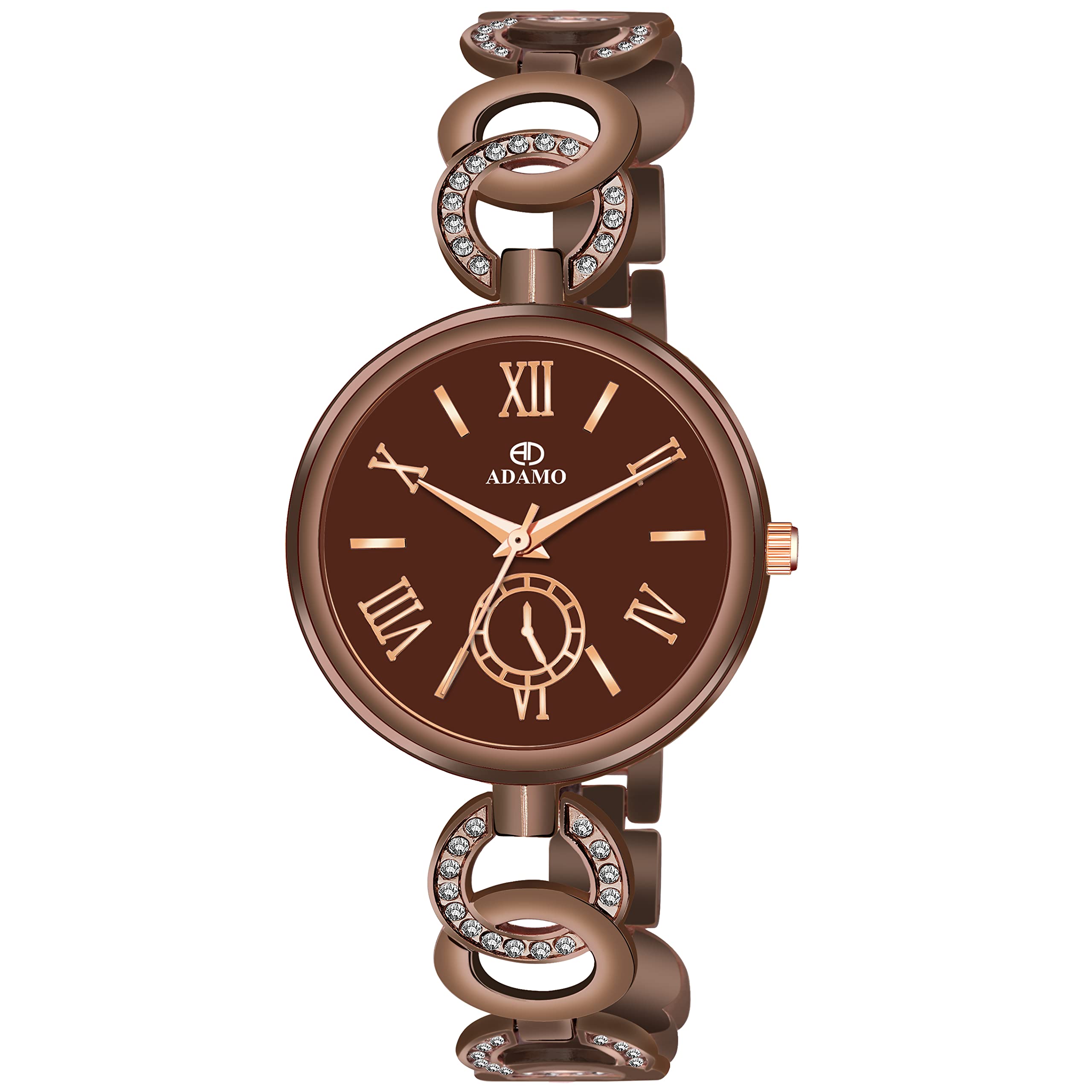 ADAMO Designer Brown Dial Womens & Girls Watch 873EEM04 (B0C145639B) Amazon Price History, Amazon Price Tracker