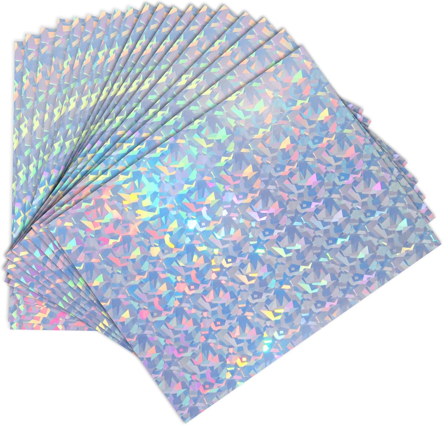 MECOLOUR Holographic Sticker Paper Printable Vinyl 8.5