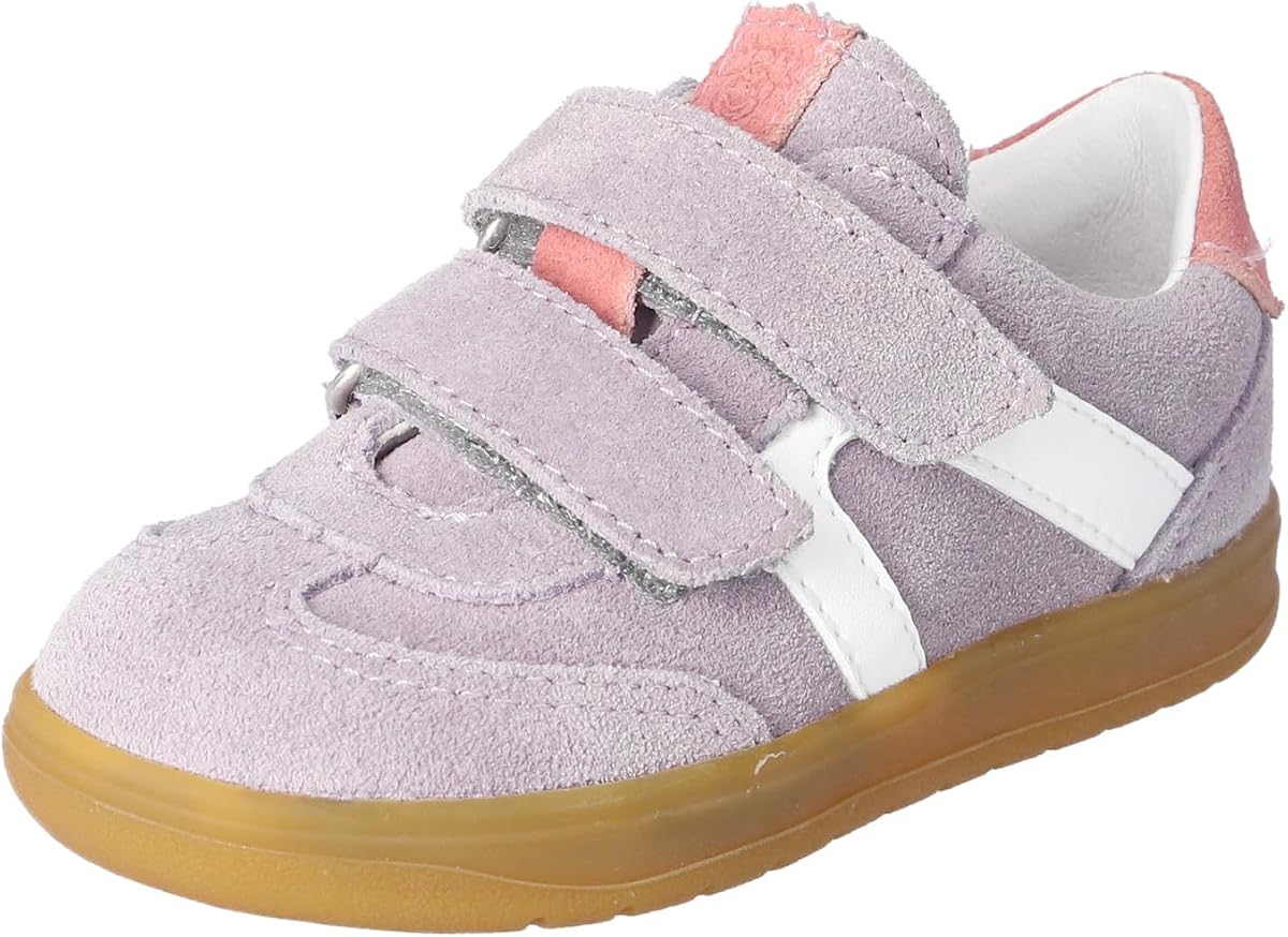 Ricosta Dakota Kletthalbschuh für Mädchen, Misty/Weiß