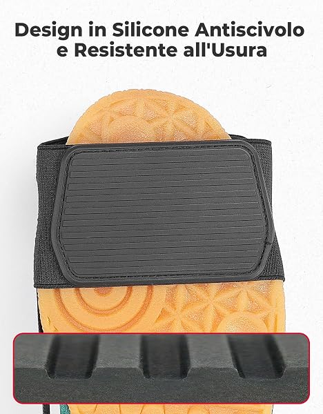 KEMIMOTO Protezione Scarpe Moto, 2 Pezzi Universale Proteggi Scarpa Motociclo con Fascia Elastica Regolabile, Copriscarpe Moto Antiscivolo del Cambio per Tutte le Scarpe - 4