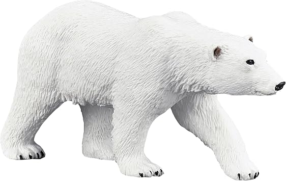 MOJO - Polar Bear | Hand-Painted Toy Figure | Wildlife Collection | True to Life & Highly Detailed | Designed in UK