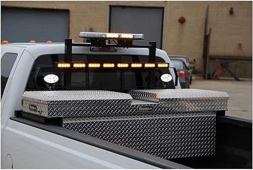 Miniatura 8 de Buyers Products 8894047, asesor de tráfico estroboscópico LED de 46.5 pulgadas, 22 patrones de flash, barra de luz para ATV, UTV, camiones de