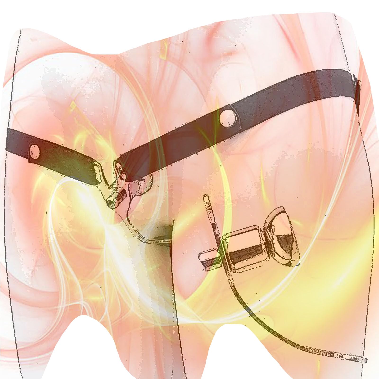 1 dispositivo fitness a gabbia + 1 cintura elastica a 3 vie per esercizi (regolabile) per Pilates uomo [3 colori]-A156