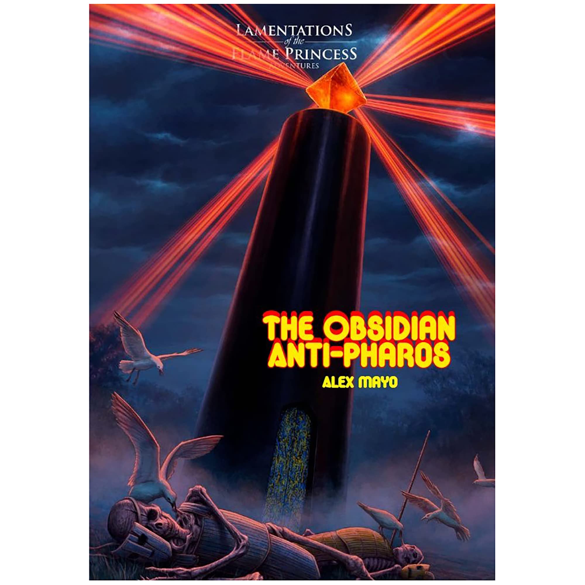 The Obsidian Anti-Pharos - RPG Booklet, 24 Page Black & White A5-Sized Booklet, Occult Mystery Set in 1631, Lamentations Of The Flame Princess Roleplaying Game