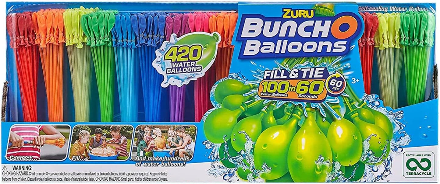 ZURU Bunch O Balloons 420 Water Balloon Summer Party Mega Pack