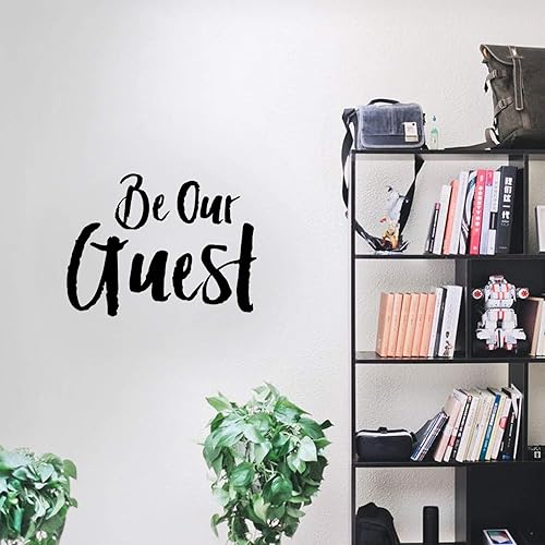 Miniatura 2 de Calcomanía de vinilo para pared, 17 x 22.5 pulgadas, letrero de bienvenida para interiores y exteriores, puerta familiar, dormitorio, apartamento,