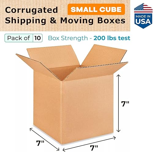Miniatura 188 de Cajas para envío IDL Packaging - B-1266-5 de cartón corrugado, tamaño pequeño, de 12 pulgadas de largo x 6 pulgadas de ancho x 6 pulgadas de alto