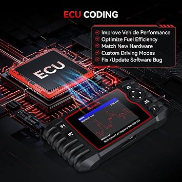 iCarsoft Bidirectional Diagnostic Tool for BMW/Rolls-Royce/Mini, BMM V3.0 All Resets/Battery Registration/ECU Coding Full System OBD2 Scanner for BMW Code Reader, Battery Test,Auto VIN-2025 Ver