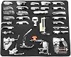 32 PCS Domestic Sewing Machine Presser Feet Set for Singer, Brother, Janome and Kenmore,Babylock, Low Shank Sewing Machines
