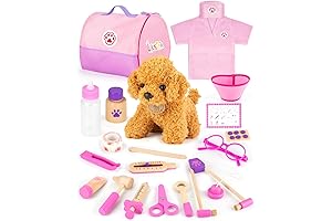 Wooden Doctor Kit for Toddlers - The Perfect Vet Play Set for Budding Veterinarians