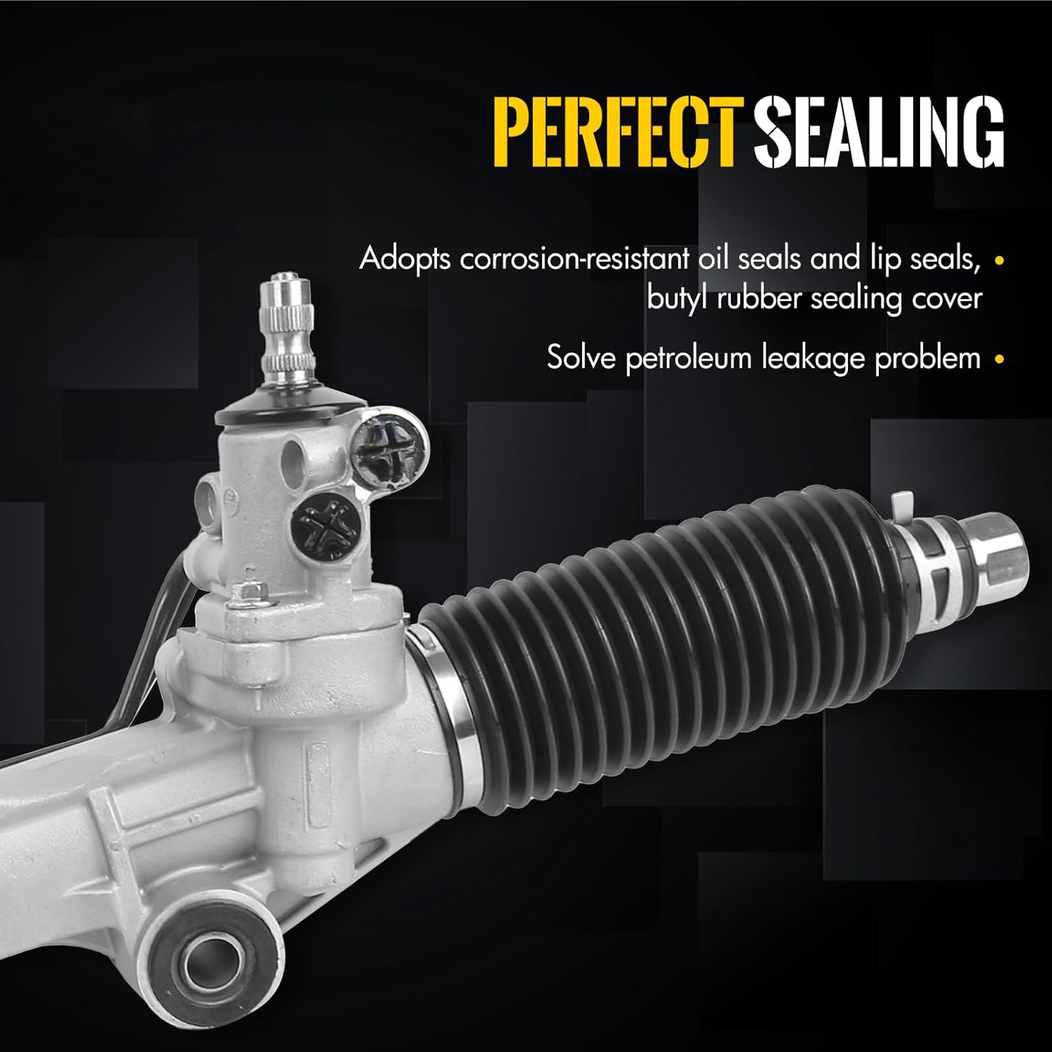 KUSATEC Power Steering Rack and Pinion Assembly Compatible with Toyota 4Runner 1996-2002 Tacoma 4WD RWD 1995-2004 4420035013 97-1697