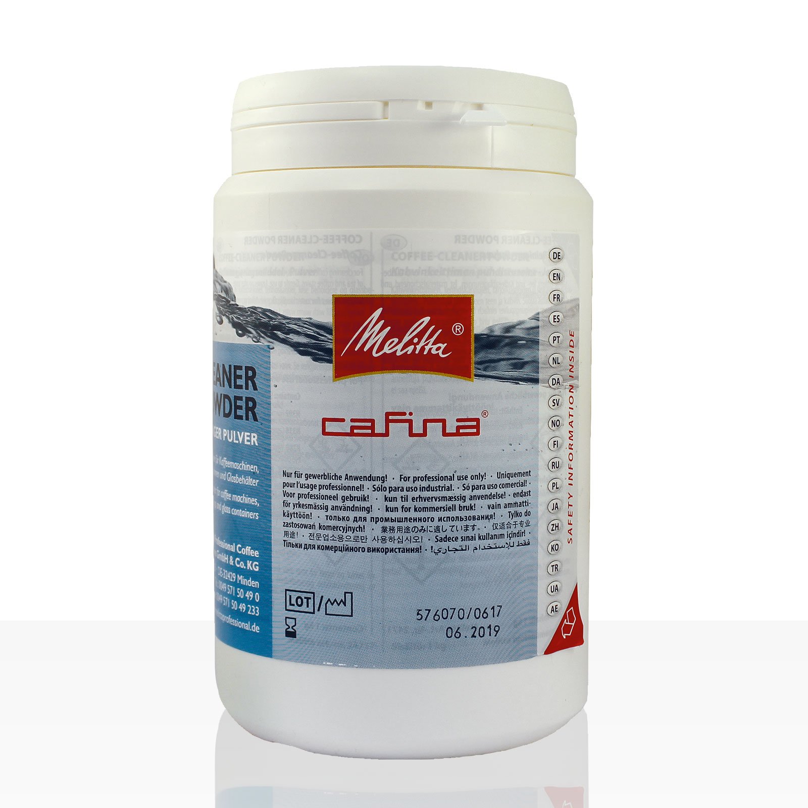 Melitta Cafina Coffee-Cleaner Powder 1 kg środek do czyszczenia kawy