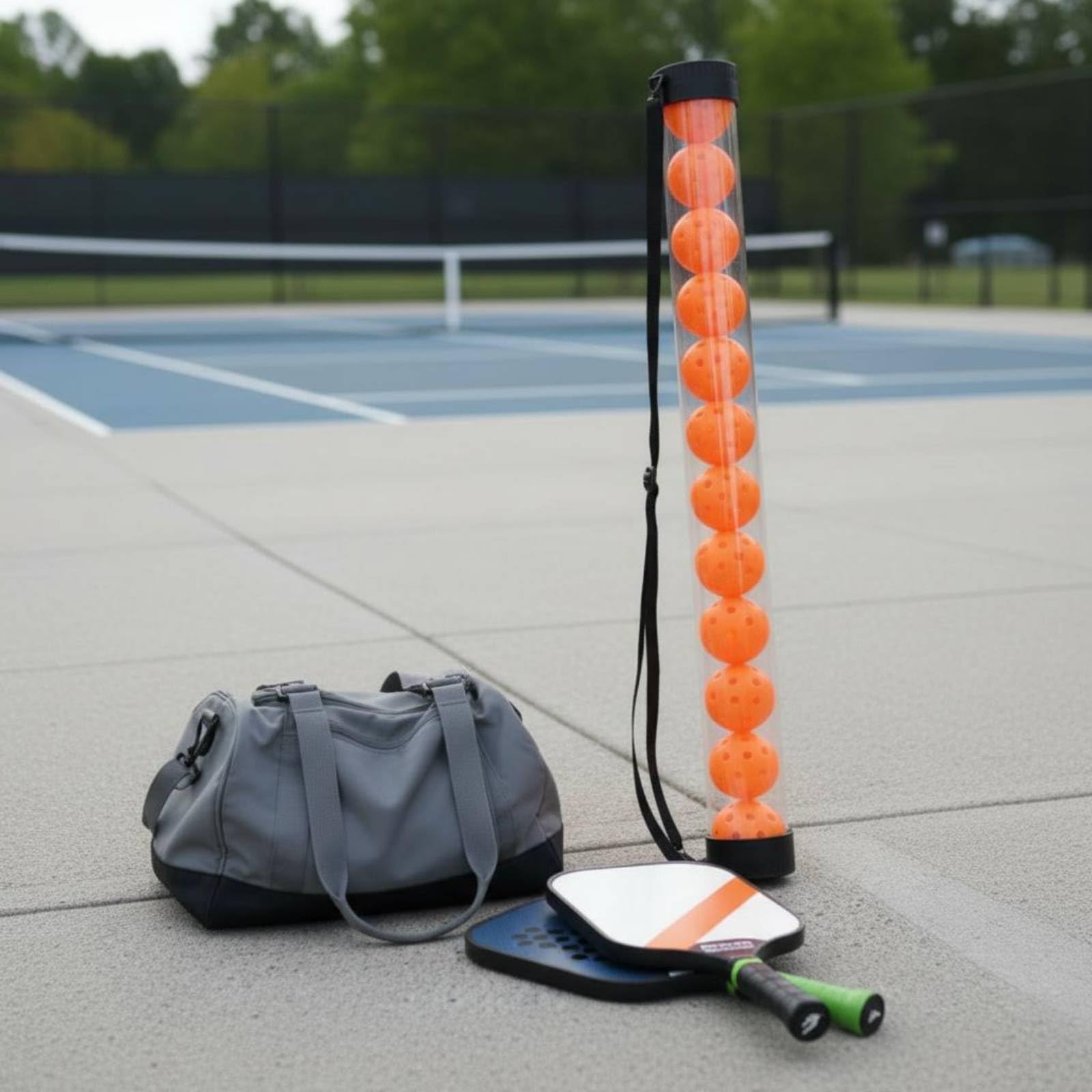 Tubo Raccogli Palline senza Chinarsi Raccoglipalle Tennis Raccolta Rapida Attrezzatura Sportiva per Allenamento Sportivo