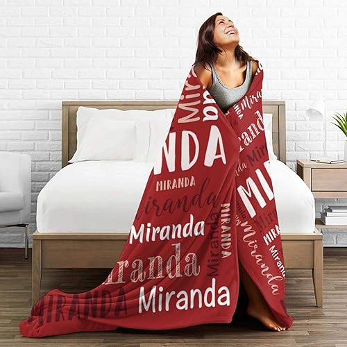 Miniatura 6 de Manta personalizada con nombre para bebés, niños y adultos, regalos para Navidad, cumpleaños, día de San Valentín