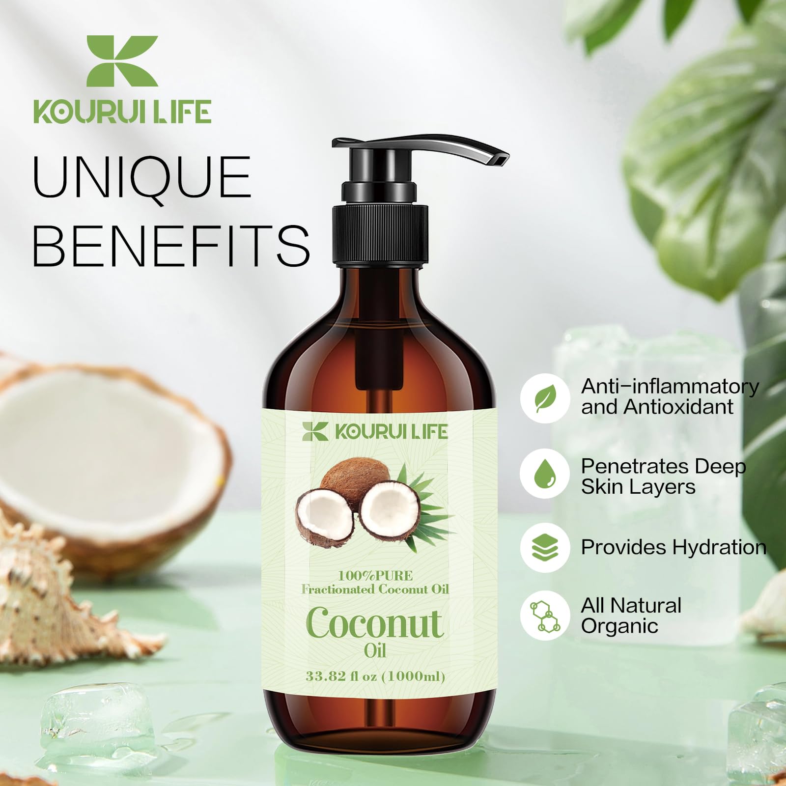 Fractionated Coconut Oil for Skin and Hair - Image 2