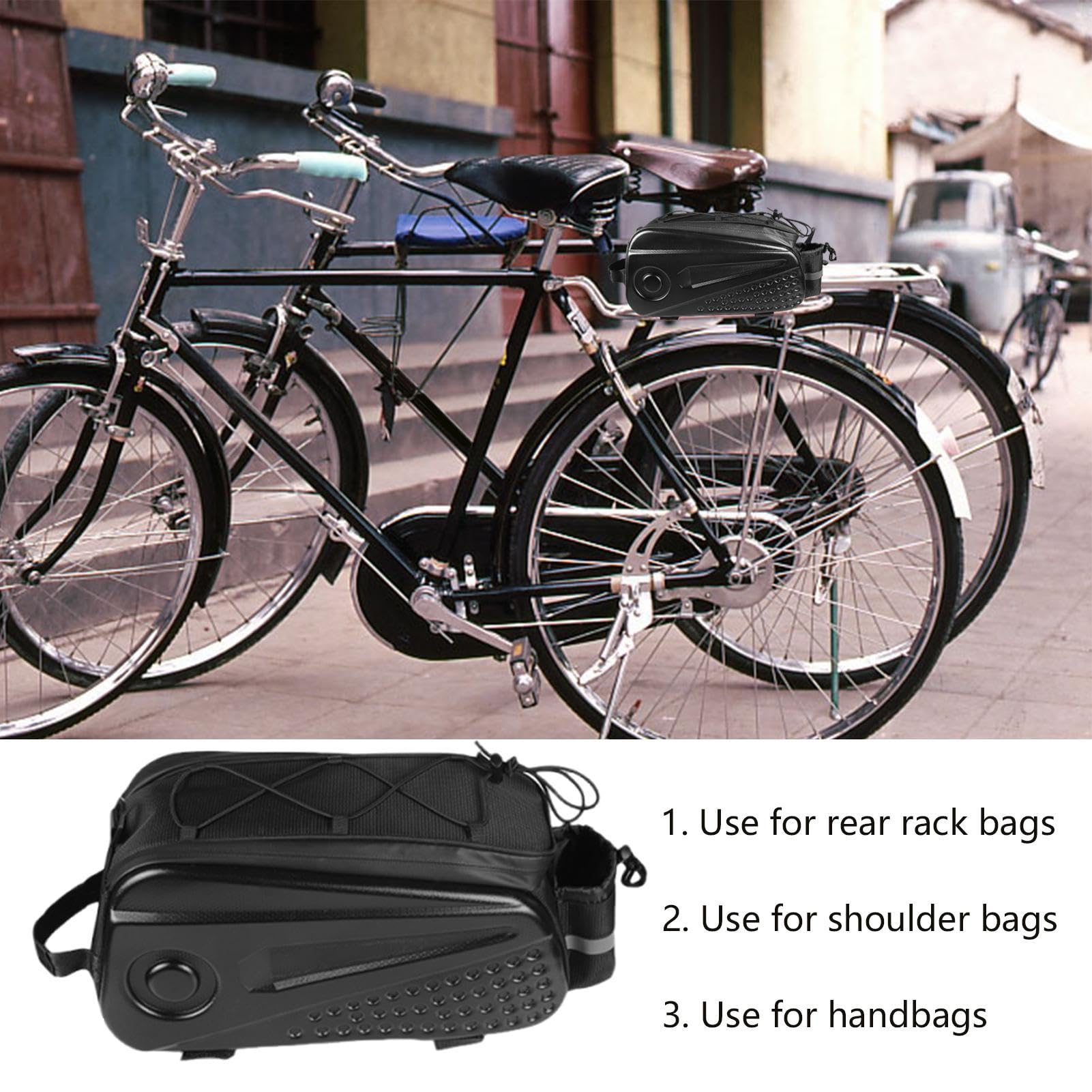 Fahrradtasche hinten Organizer Aufbewahrung Fahrrad für Werkzeuge, Telefon